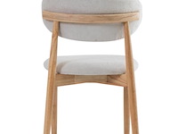 6x design eetkamerstoel naturel eikenhout - afbeelding 5 van  5