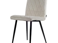 6x design eetkamerstoel off white - afbeelding 1 van  5