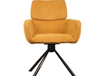 6x design eetkamerstoel taupe weave - afbeelding 3 van  5