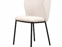 (6x) design eetkamerstoel wit mandy-white
