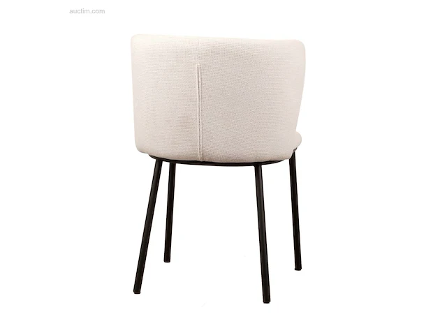 (6x) design eetkamerstoel wit mandy-white - afbeelding 2 van  4