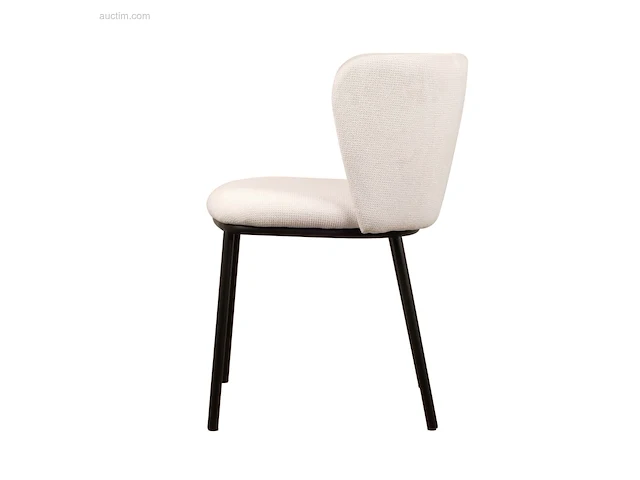 (6x) design eetkamerstoel wit mandy-white - afbeelding 4 van  4