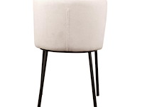 6x design eetkamerstoel wit - afbeelding 3 van  3