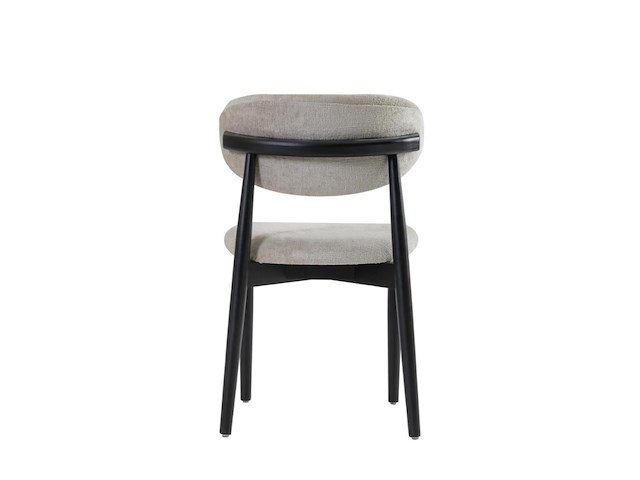 6x design eetkamerstoel zwart eikenhout - afbeelding 5 van  5