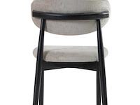 6x design eetkamerstoel zwart eikenhout - afbeelding 5 van  5