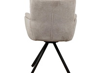 6x design eetkamerstoelen beige - afbeelding 3 van  5