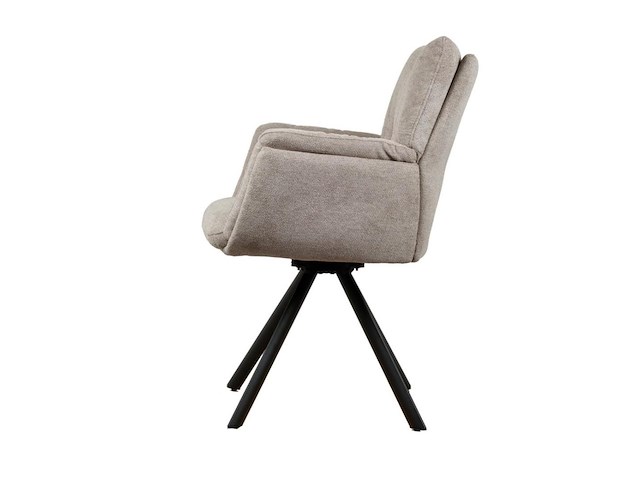 6x design eetkamerstoelen beige - afbeelding 4 van  5