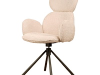 6x design eetkamerstoelen beige - afbeelding 1 van  5