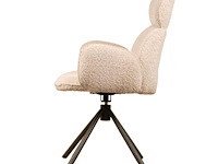 6x design eetkamerstoelen beige - afbeelding 2 van  5