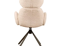 6x design eetkamerstoelen beige - afbeelding 3 van  5