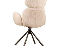 6x design eetkamerstoelen beige - afbeelding 4 van  5