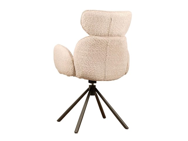 6x design eetkamerstoelen beige - afbeelding 4 van  5
