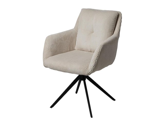 6x design eetkamerstoelen cream - afbeelding 1 van  4