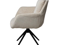 6x design eetkamerstoelen cream - afbeelding 3 van  4