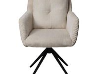 6x design eetkamerstoelen cream - afbeelding 4 van  4