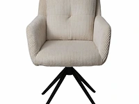 6x design eetkamerstoelen cream - afbeelding 4 van  4