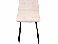 6x design eetkamerstoelen ecru - afbeelding 2 van  4