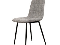 6x design eetkamerstoelen grijs