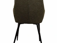 6x design eetkamerstoelen groen - afbeelding 3 van  4