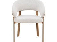 6x design eetkamerstoelen naturel - afbeelding 2 van  6
