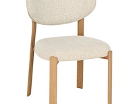 6x design eetkamerstoelen naturel