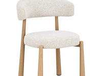 6x design eetkamerstoelen naturel