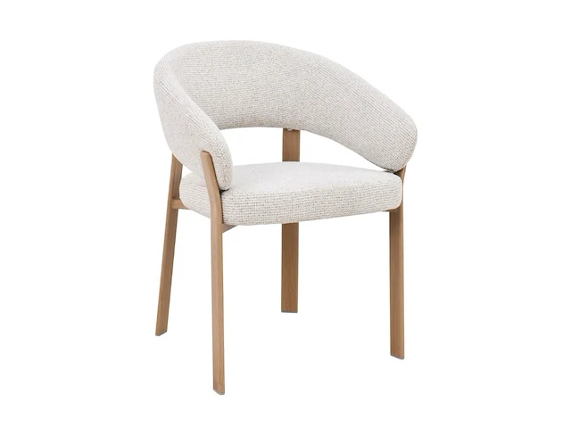 6x design eetkamerstoelen naturel - afbeelding 1 van  6