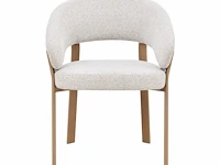 6x design eetkamerstoelen naturel - afbeelding 2 van  6