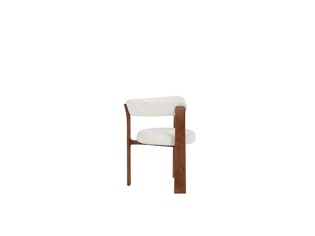 6x design eetkamerstoelen walnut - afbeelding 3 van  5