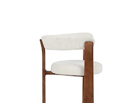 6x design eetkamerstoelen walnut - afbeelding 3 van  5