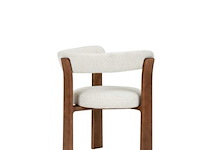 6x design eetkamerstoelen walnut - afbeelding 4 van  5