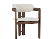 6x design eetkamerstoelen walnut - afbeelding 1 van  5