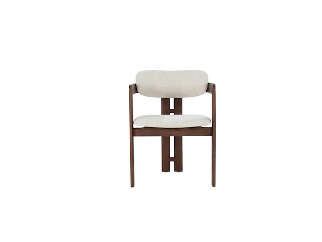 6x design eetkamerstoelen walnut - afbeelding 2 van  5