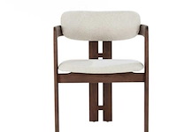 6x design eetkamerstoelen walnut - afbeelding 2 van  5