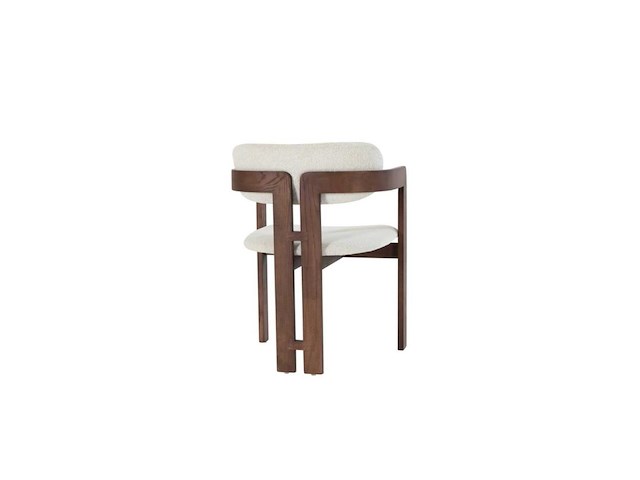 6x design eetkamerstoelen walnut - afbeelding 3 van  5