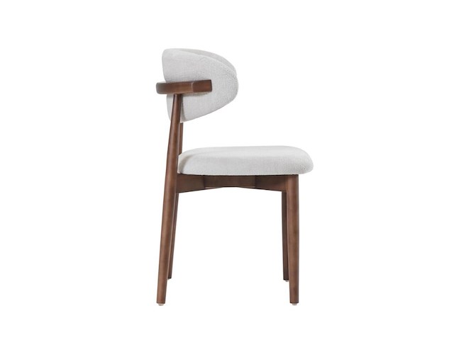 6x design eetkamerstoelen walnut - afbeelding 3 van  5