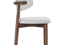 6x design eetkamerstoelen walnut - afbeelding 3 van  5