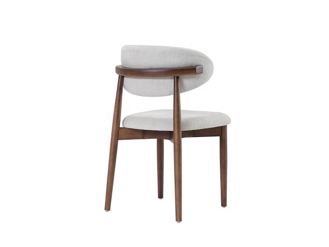 6x design eetkamerstoelen walnut - afbeelding 4 van  5