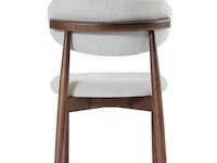 6x design eetkamerstoelen walnut - afbeelding 5 van  5