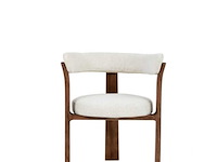 6x design eetkamerstoelen walnut - afbeelding 2 van  5