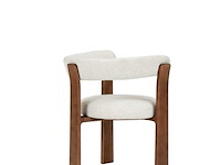 6x design eetkamerstoelen walnut - afbeelding 4 van  5
