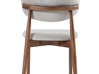 6x design eetkamerstoelen walnut - afbeelding 2 van  2