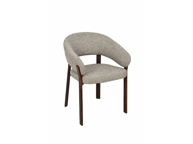 6x design eetkamerstoelen walnut - afbeelding 1 van  6