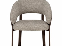 6x design eetkamerstoelen walnut - afbeelding 2 van  6