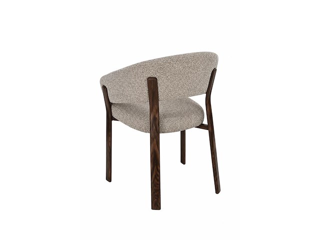 6x design eetkamerstoelen walnut - afbeelding 4 van  6
