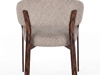 6x design eetkamerstoelen walnut - afbeelding 5 van  6