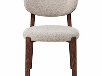 6x design eetkamerstoelen walnut - afbeelding 2 van  6