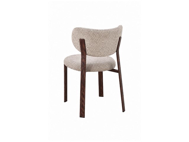 6x design eetkamerstoelen walnut - afbeelding 4 van  6
