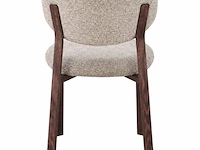 6x design eetkamerstoelen walnut - afbeelding 5 van  6