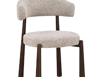 6x design eetkamerstoelen walnut - afbeelding 1 van  6